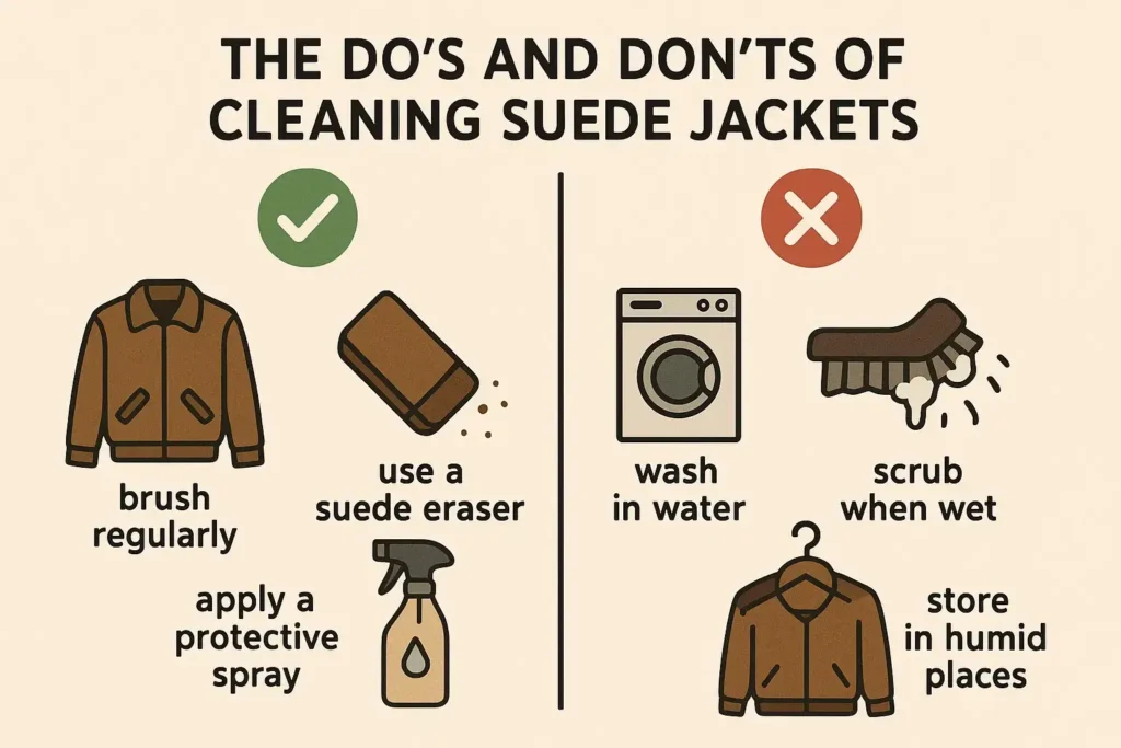 The Do’s and Don’ts of Cleaning Suede Jackets