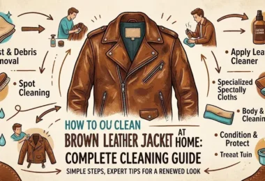 How to Clean Brown Leather Jacket at Home Complete Cleaning Guide