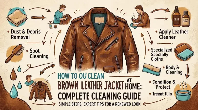 How to Clean Brown Leather Jacket at Home Complete Cleaning Guide