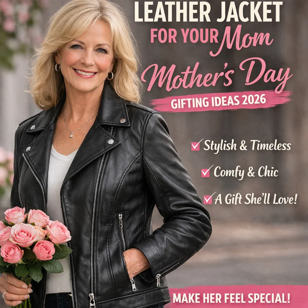 Perfect Leather Jacket for Your Mom