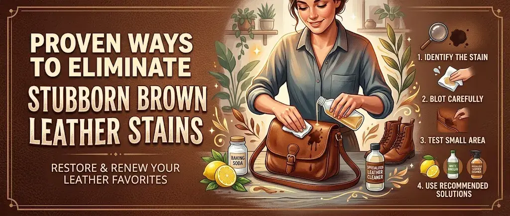 Proven Ways to Eliminate Stubborn Brown Leather Stains