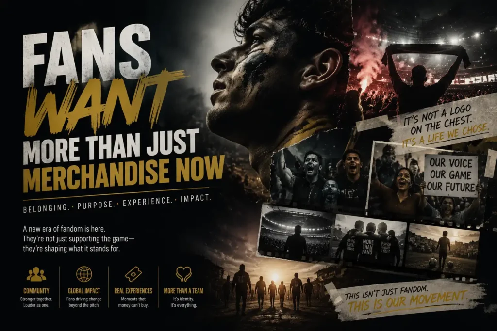 Fans Want More Than Just Merchandise Now