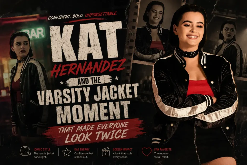 Kat Hernandez and the Varsity Jacket Moment That Made Everyone Look Twice