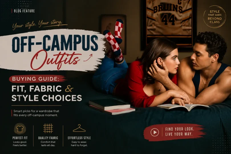 Off-Campus Outfits Buying Guide Fit, Fabric & Style Choices
