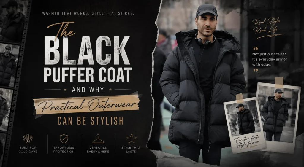 The Black Puffer Coat and Why Practical Outerwear Can Be Stylish