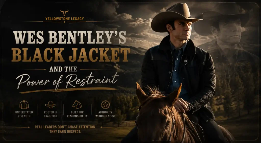 Wes Bentley's Black Jacket and the Power of Restraint