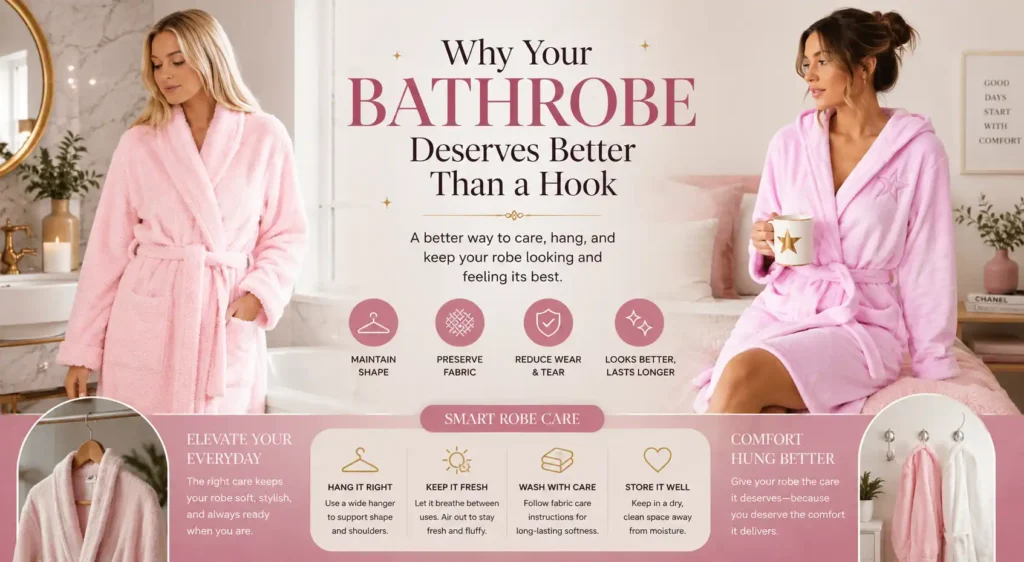 Why Your Bathrobe Deserves Better Than a Hook