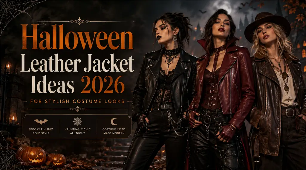 Halloween Leather Jacket Ideas 2026 for Stylish Costume Looks