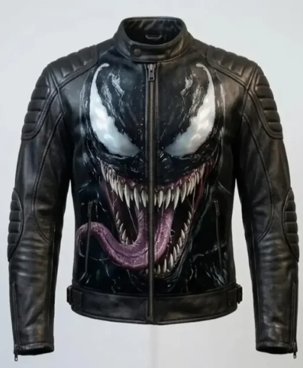 Halloween Venom Leather Bikers Jacket