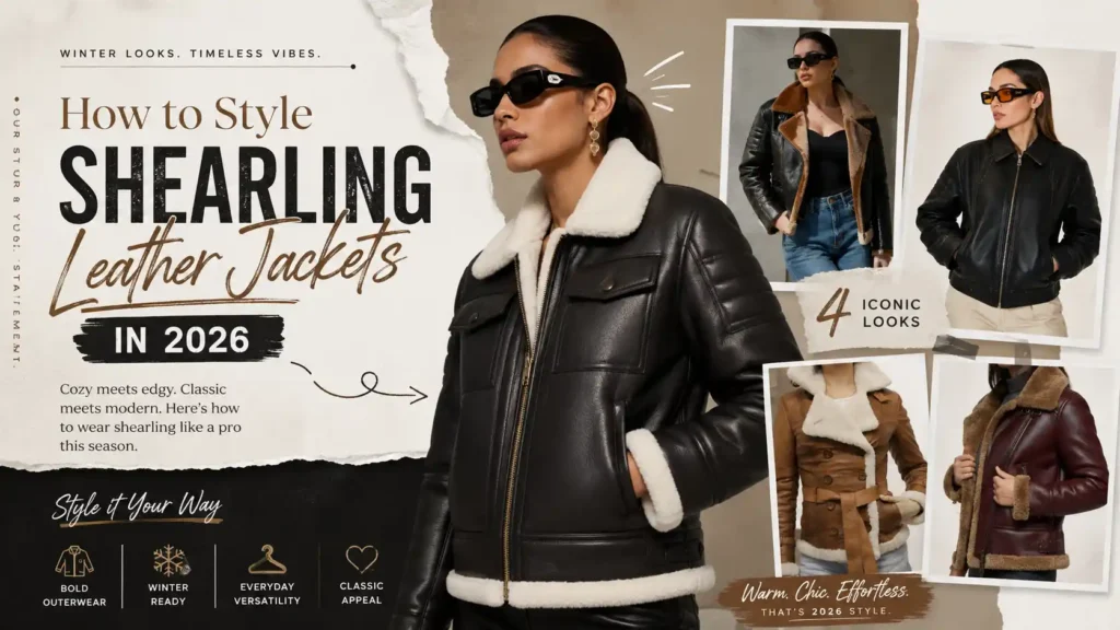 How to Style Shearling Leather Jackets in 2026