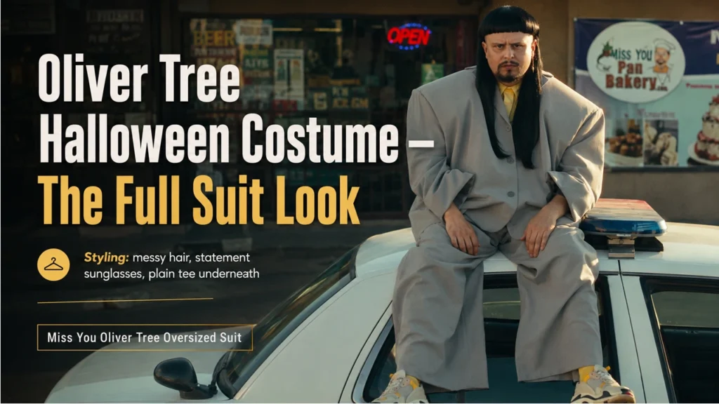 Miss You Oliver Tree oversized suit costume