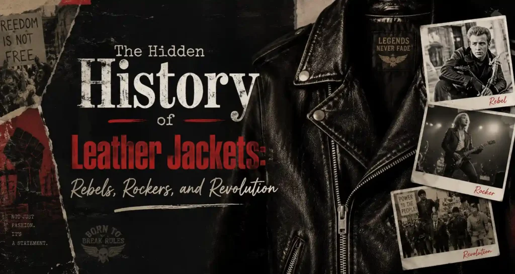 The Hidden History of Leather Jackets Rebels, Rockers, and Revolution