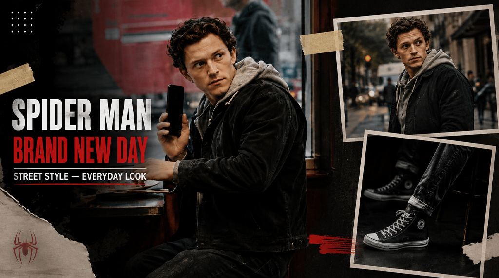 spider man brand new day street style everyday look