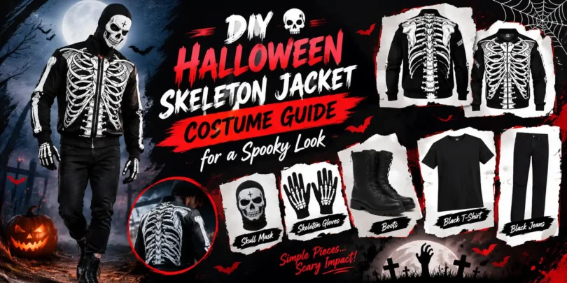 DIY Halloween Skeleton Jacket Costume Guide for a Spooky Look