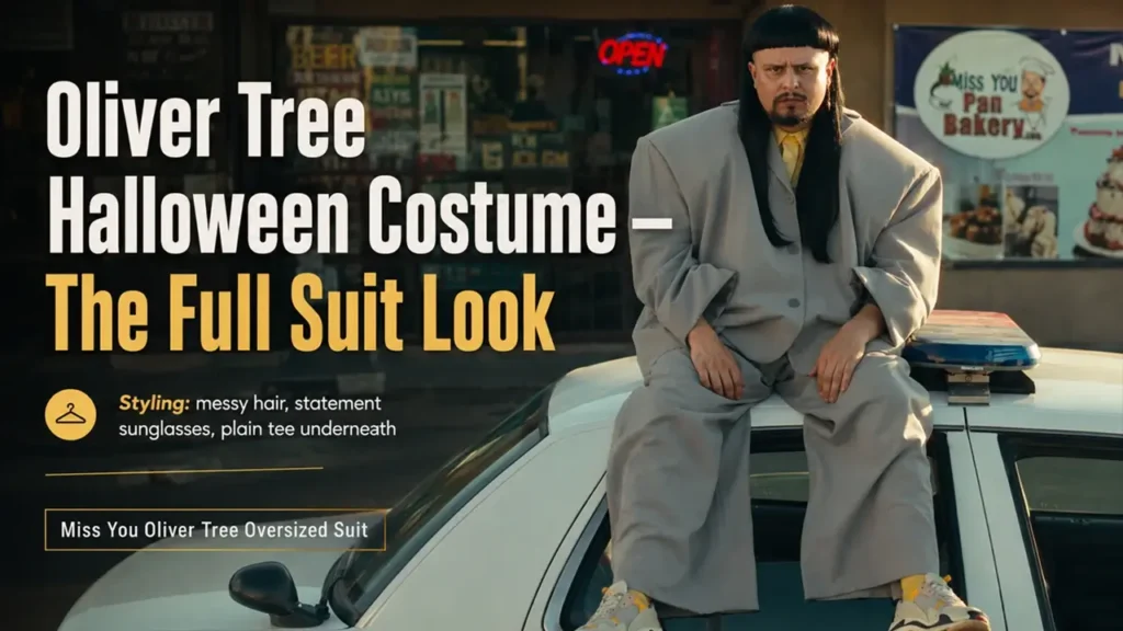 Miss You Oliver Tree oversized suit costume