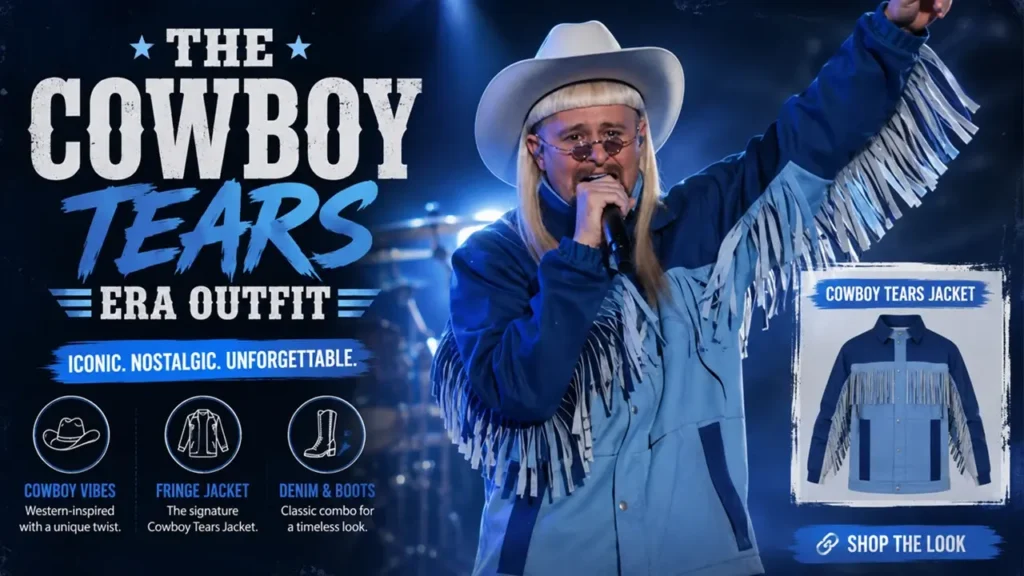 Oliver Tree Cowboy Tears jacket Halloween outfit