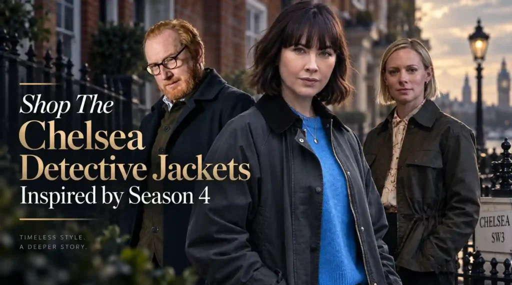 Shop The Chelsea Detective Jackets Inspired by Season 4