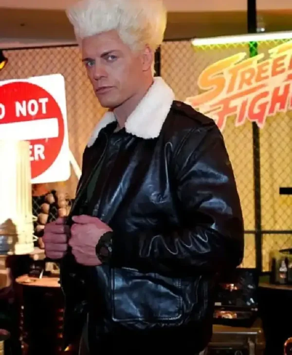 Street Fighter Trailer Launch Party Cody Rhodes Jacket
