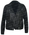 Black Biker Leather Jacket For Women Image