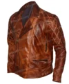 Men-Vintage-Distressed-Brown-Quilted-Jacket