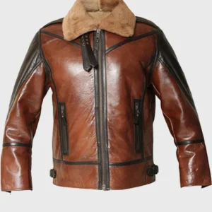 Mens Aviator B3 Bomber Dark Chocolate Brown Jacket