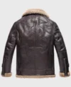 Mens-B3-Shearling-Fur-Dark-Brown-Jacket