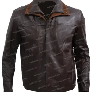 Mens-Distressed-Brown-Real-Leather-Jacket