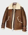 Mens Flight B3 Bomber Shearling Leather Jacket Image