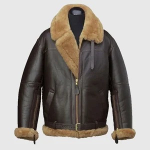 Mens-Genuine-Shearling-Fur-B3-Leather-Jacket