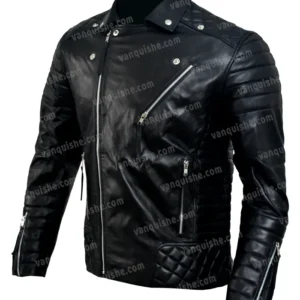 Mens-Kay-Michael-Biker-Quilted-Black-Leather-Jacket-Side