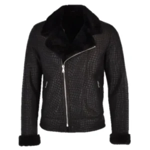 Asymmetrical-Zipper-Snake-Biker-Black-Leather-Jacket