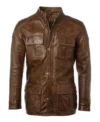 Four-Flap-Pockets-Quilted-Shoulders-Brown-Jacket