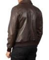 Four Pockets Chocolate Brown Bomber Jacket