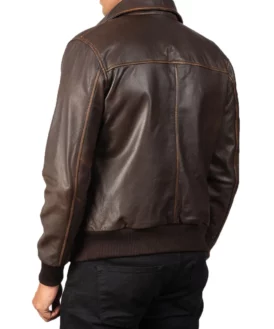 Four Pockets Chocolate Brown Bomber Jacket