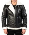 Mens B3 Bomber Leather Jacket