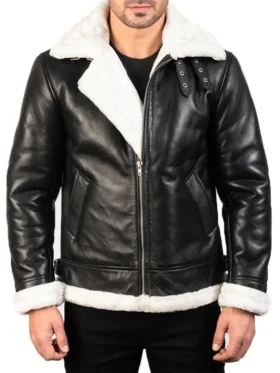 Mens B3 Bomber Leather Jacket