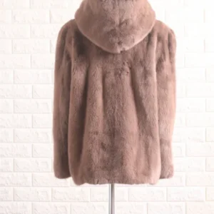 Mens-Hooded-Mink-Fur-Brown-Jacket
