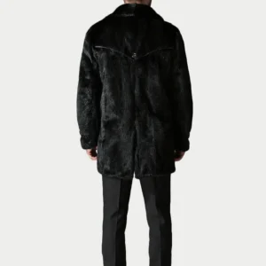 Mens-Jet-Black-Mink-Fur-Classic-Collar-Coat-Back