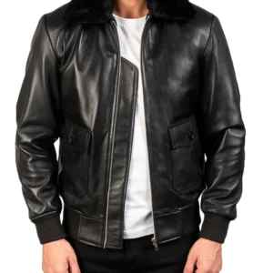 Mens Multiple Colors Fur Collar G 1 Bomber Jacket