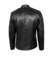 Mens-Padded-Shoulders-Black-Leather-Jacket
