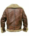 Mens Pilot B3 Bomber Brown Aviator Jacket