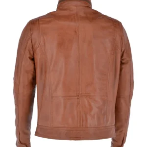 Mens-Quilted-Shoulders-Brown-Leather-Jacket-Back