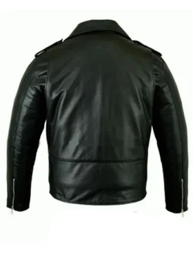 Mens Shoulder Epaulettes Black Jacket