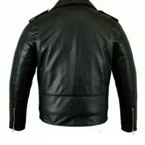 Mens Shoulder Epaulettes Black Jacket