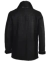 Crocodile-Pattern-All-Black-Fur-Leather-Jacket-Back