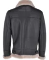 Mens-Abbey-Grey-B3-Shearling-Fur-Bomber-Jacket-Back