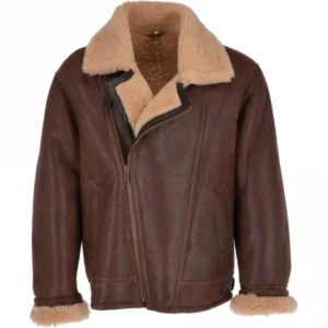 Mens-Antique-Asymmetrical-Shearling-Leather-Jacket