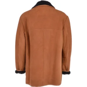 Mens-Black-Shearling-Tan-Brown-Suede-Coat-Back