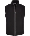 Mens-Black-Suede-Shearling-Fur-Gilet-Vest