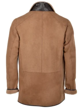 Mens-Cape-Palliser-Brown-Sherpa-Lined-Suede-Coat-Back
